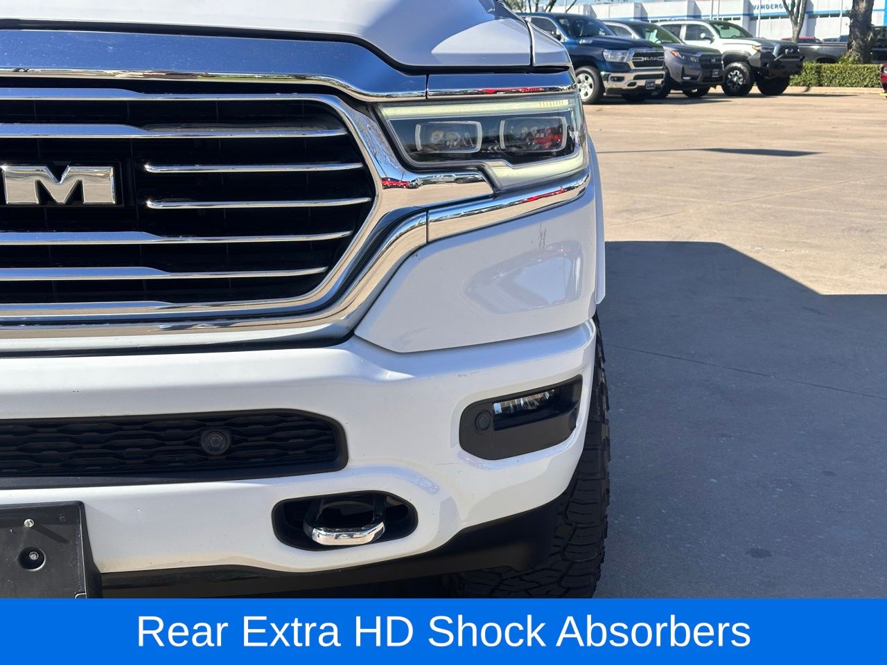 Used 2022 Bright White Ram Laramie Longhorn image 8