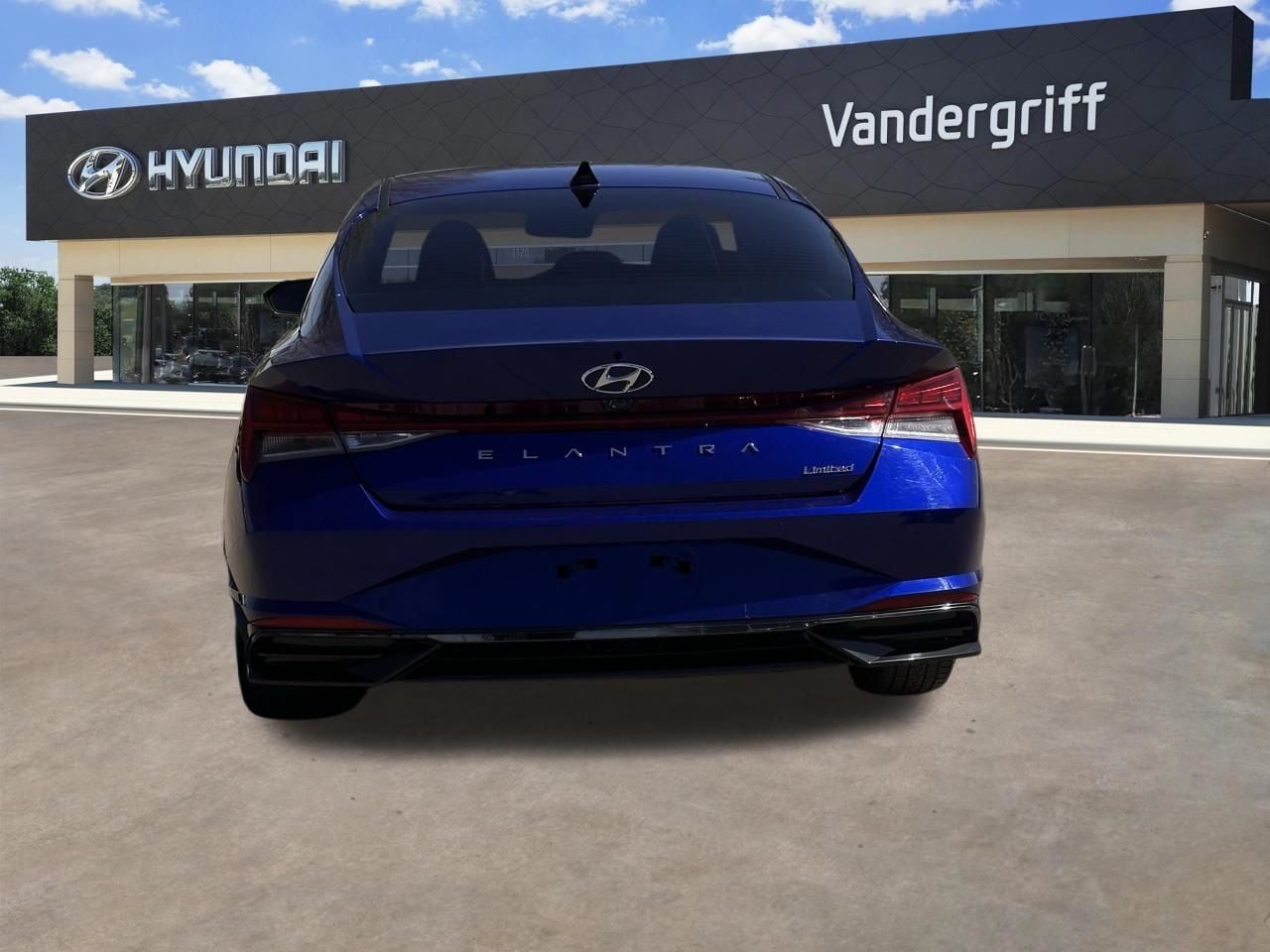 Used 2023 Intense Blue Hyundai Limited image 9