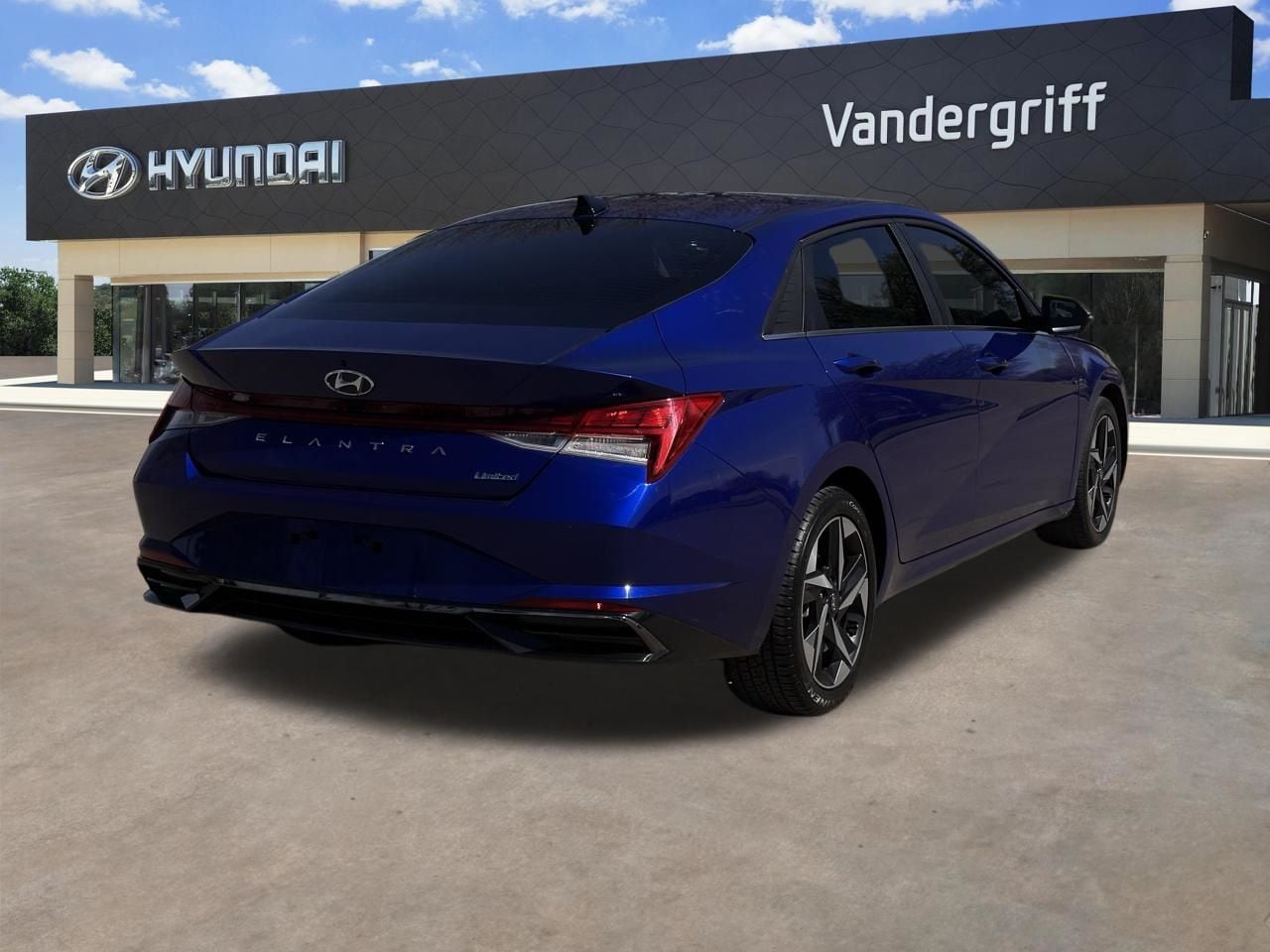Used 2023 Intense Blue Hyundai Limited image 14