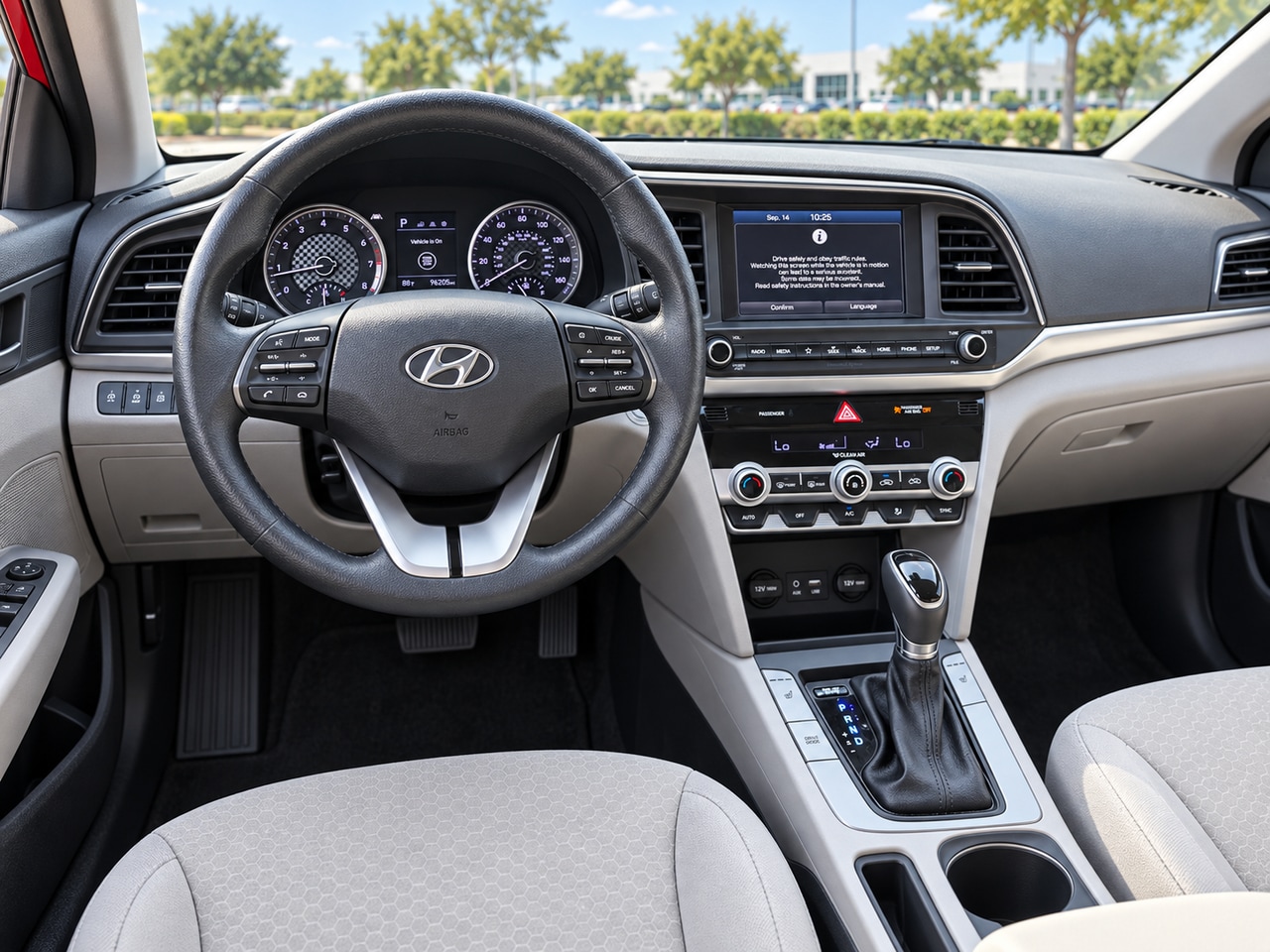Used 2019 Scarlet Red Hyundai Value Edition image 7