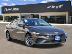 2026 Hyundai Elantra Hybrid Blue Sedan