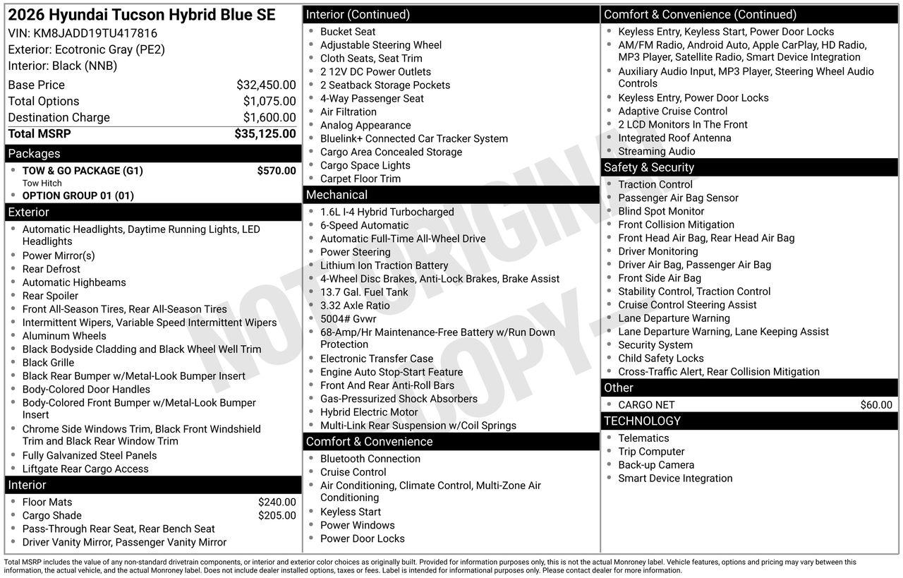 New 2026 PE2 Gray Hyundai Blue image 3