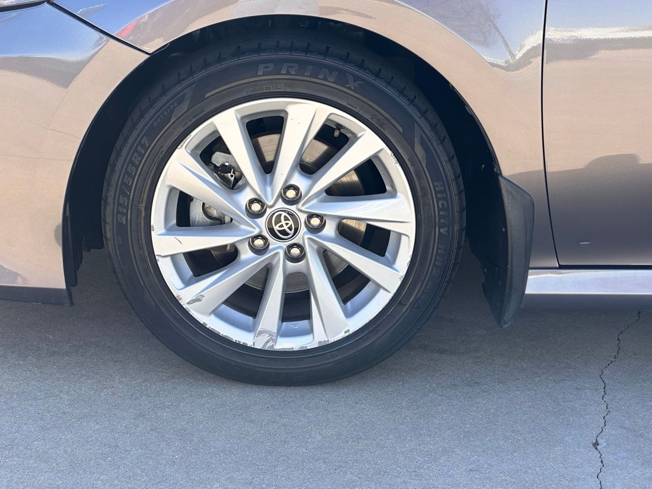 Used 2022 Predawn Gray Mica Toyota LE image 10