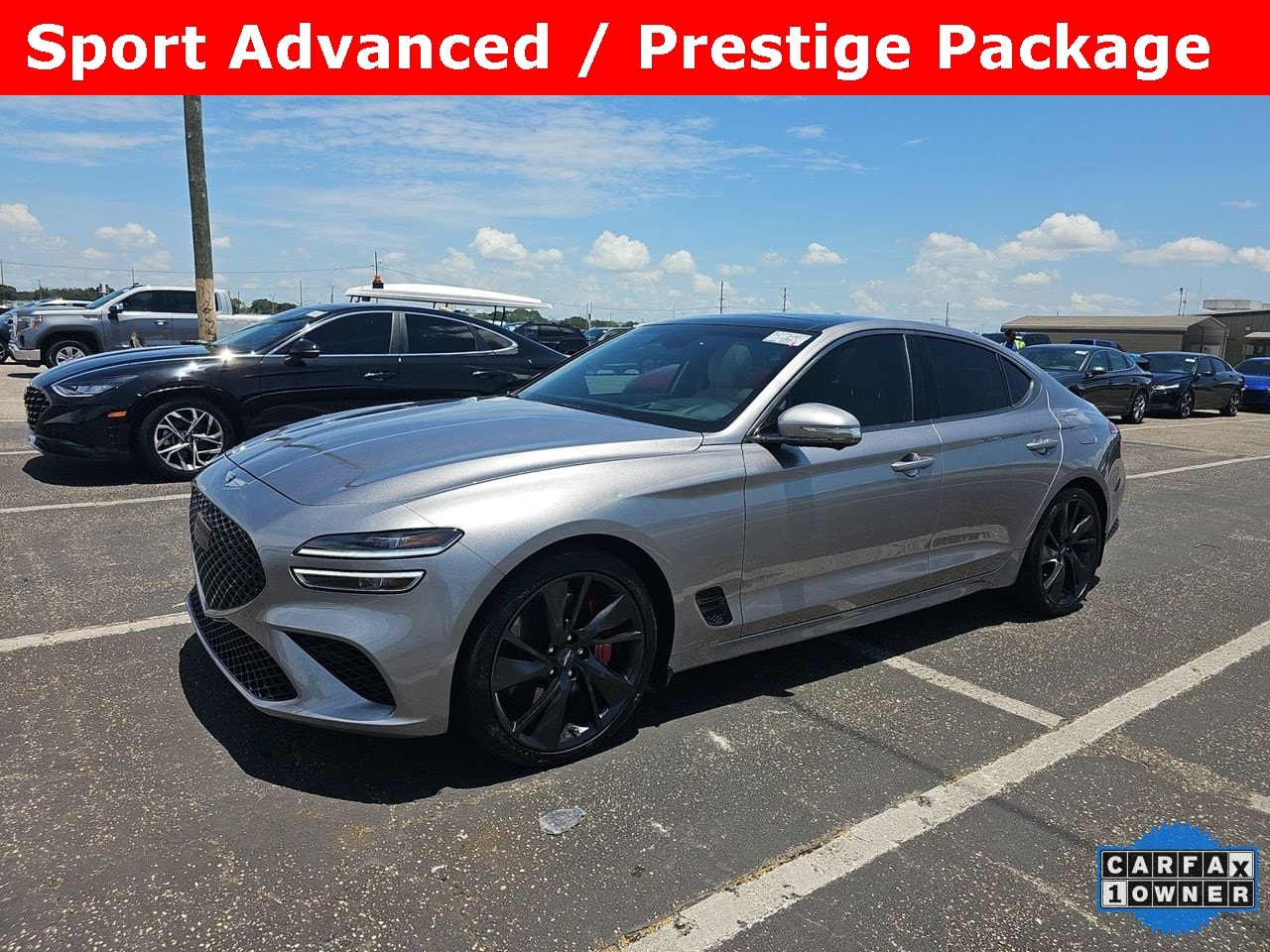 Used 2022 GENESIS G70 Standard with VIN KMTG54TE7NU097486 for sale in Arlington, TX