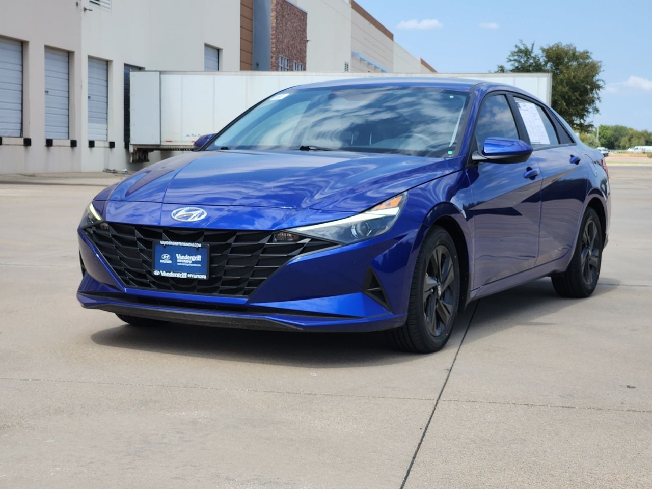 Used 2023 Intense Blue Hyundai SEL image 2