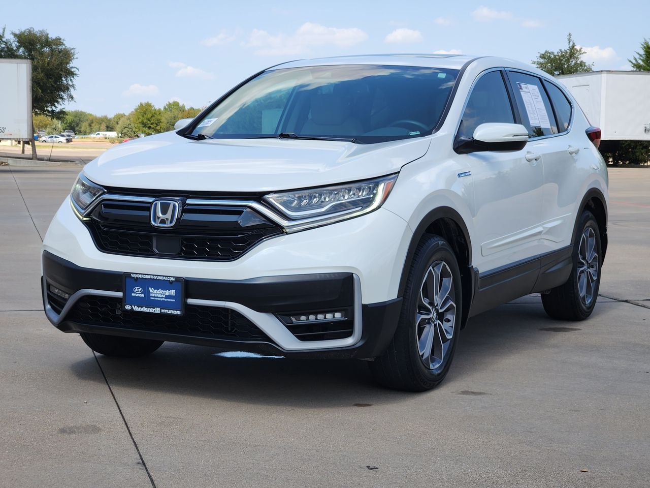 Used 2022 Platinum White Pearl Honda EX-L image 2