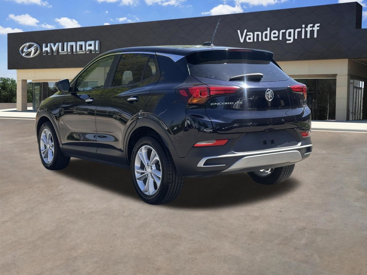 Used 2021 Dark Moon Blue Metallic Buick Preferred image 12