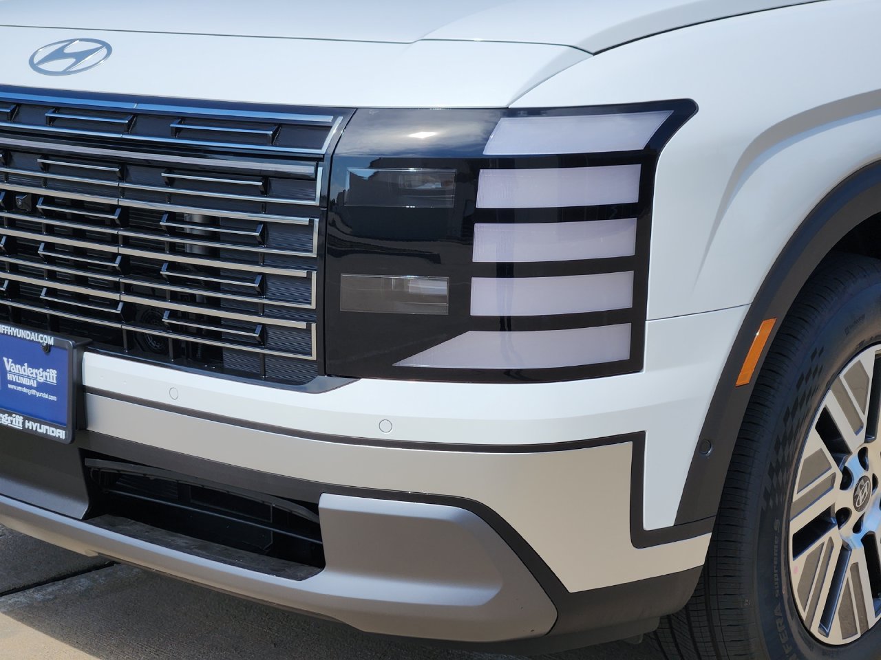 New 2027 Creamy White Pearl Hyundai Blue SEL Premium 7P image 7