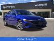 Used 2025 Hyundai Elantra Hybrid Blue Sedan