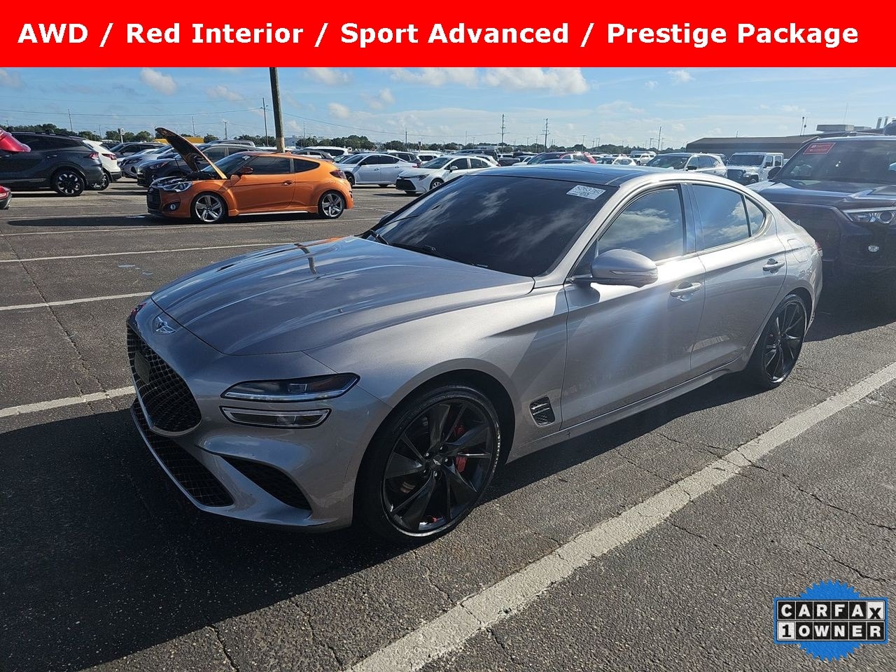 Used 2023 GENESIS G70 Standard with VIN KMTG54TE8PU114055 for sale in Arlington, TX