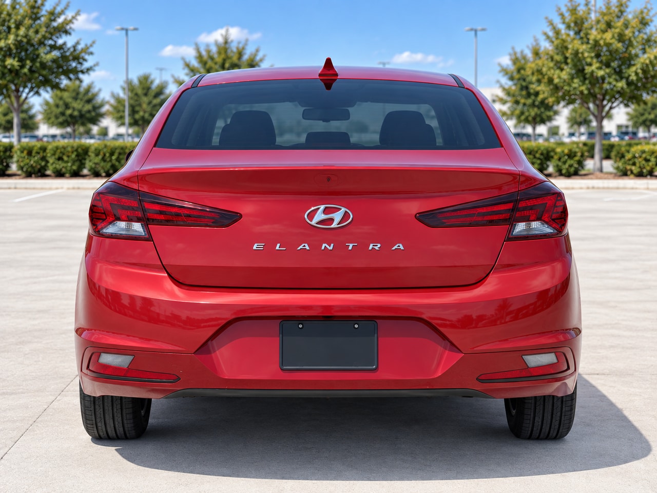 Used 2019 Scarlet Red Hyundai Value Edition image 6