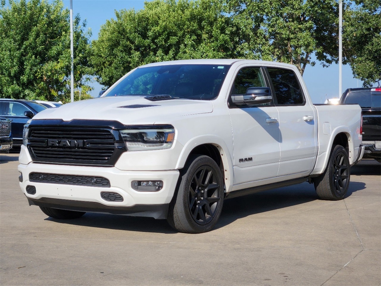 Used 2021 RAM Ram 1500 Pickup Laramie with VIN 1C6SRFJT0MN601547 for sale in Arlington, TX