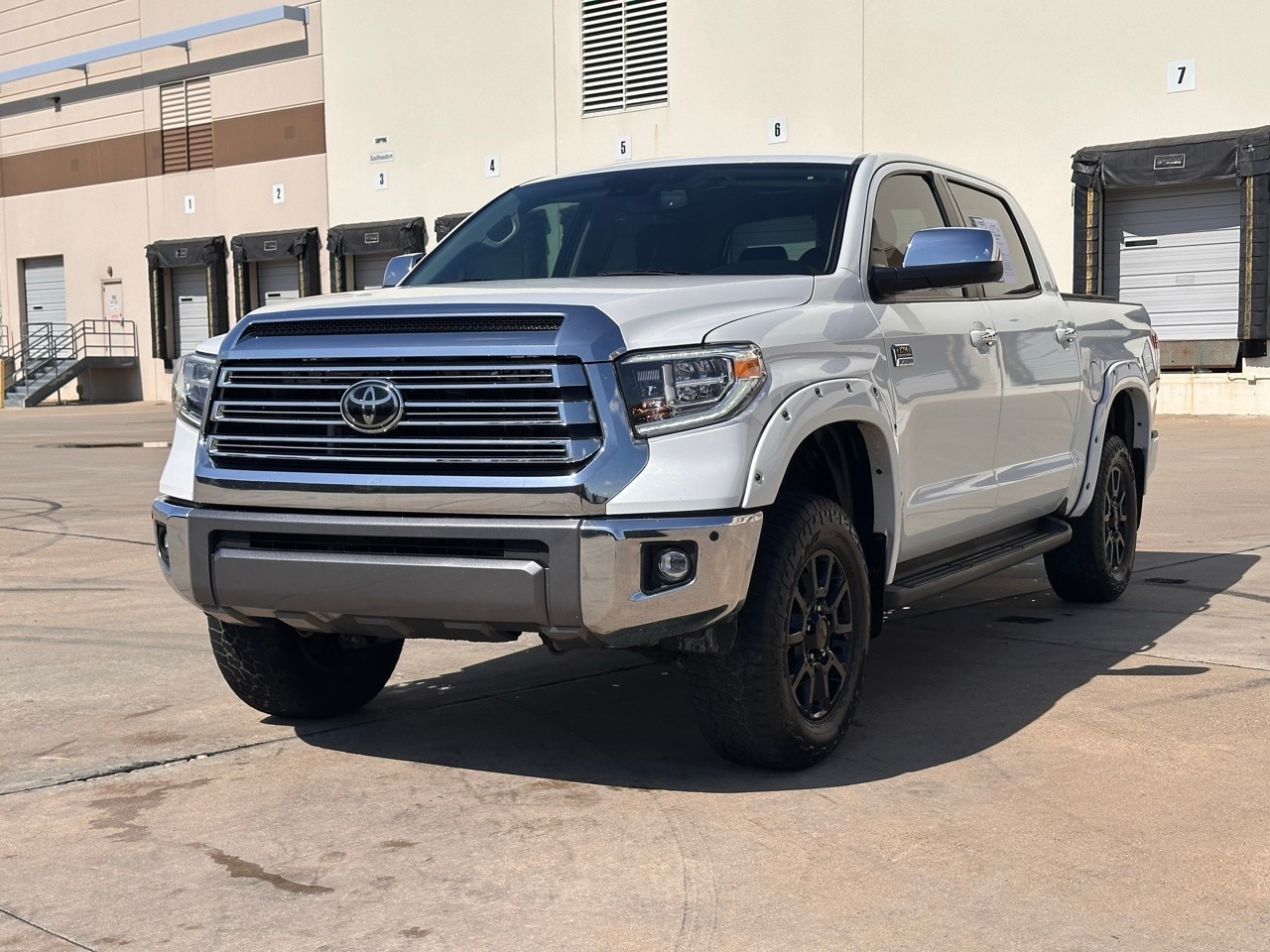 Used 2021 Toyota Tundra 1794 Edition with VIN 5TFGY5F1XMX285095 for sale in Arlington, TX