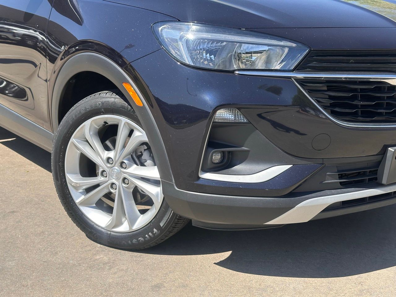 Used 2021 Dark Moon Blue Metallic Buick Preferred image 2