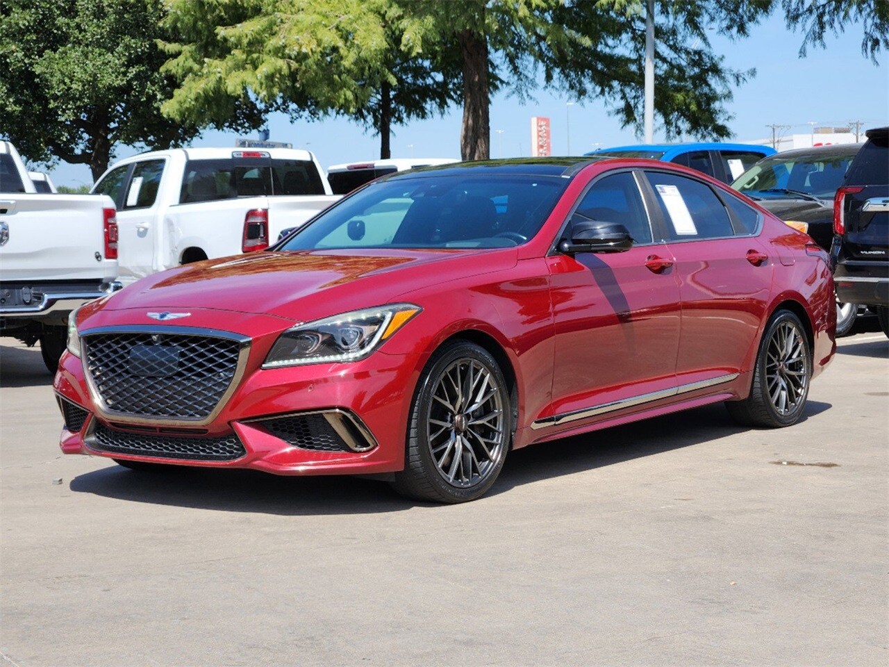 Used 2018 GENESIS G80 Sport with VIN KMHGN4JB4JU219041 for sale in Arlington, TX