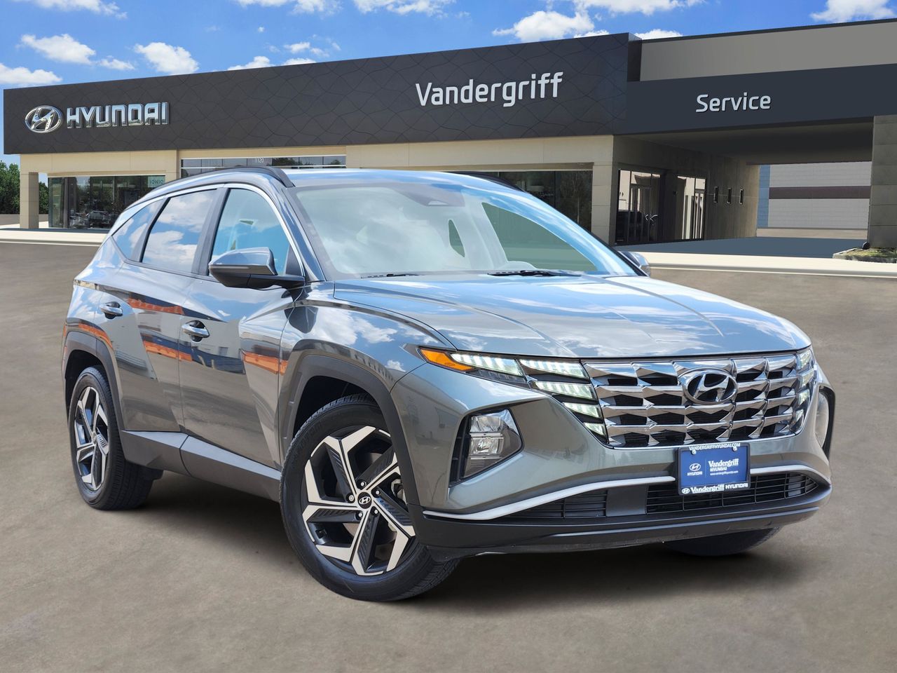 Amazon Gray 2022 Hyundai Tucson SUV / Crossover Front-Wheel Drive 8-Speed Automatic