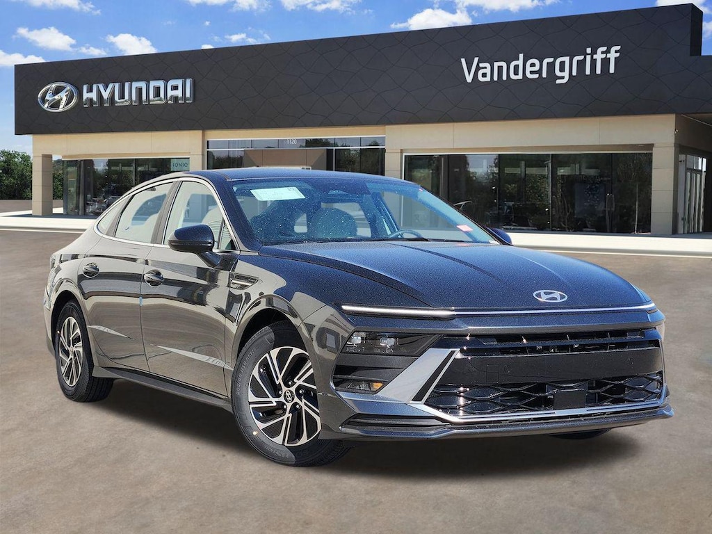 New 2026 Hyundai Sonata Hybrid Blue Sedan