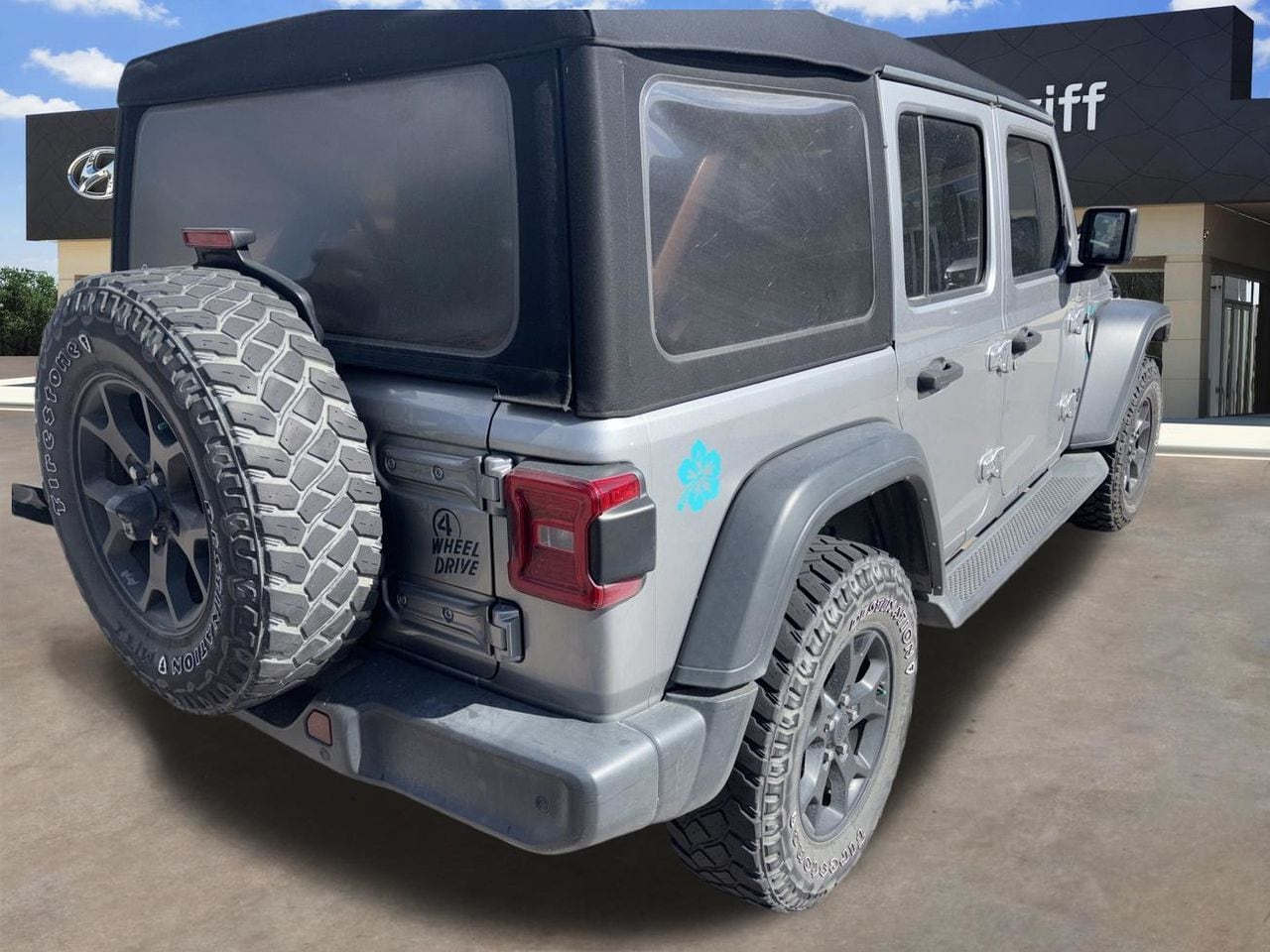 Used 2020 Billet Silver Jeep Unlimited Willys image 3