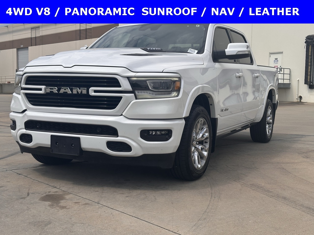 Used 2021 RAM Ram 1500 Pickup Laramie with VIN 1C6SRFJT0MN823750 for sale in Arlington, TX