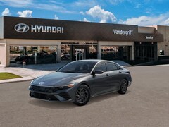 2026 Hyundai Elantra Hybrid Blue Sedan