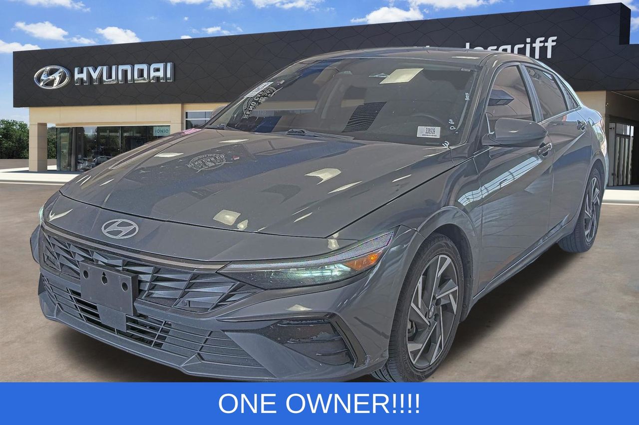 Ecotronic Gray 2024 Hyundai Elantra Sedan Front-Wheel Drive Continuously Variable Transmission