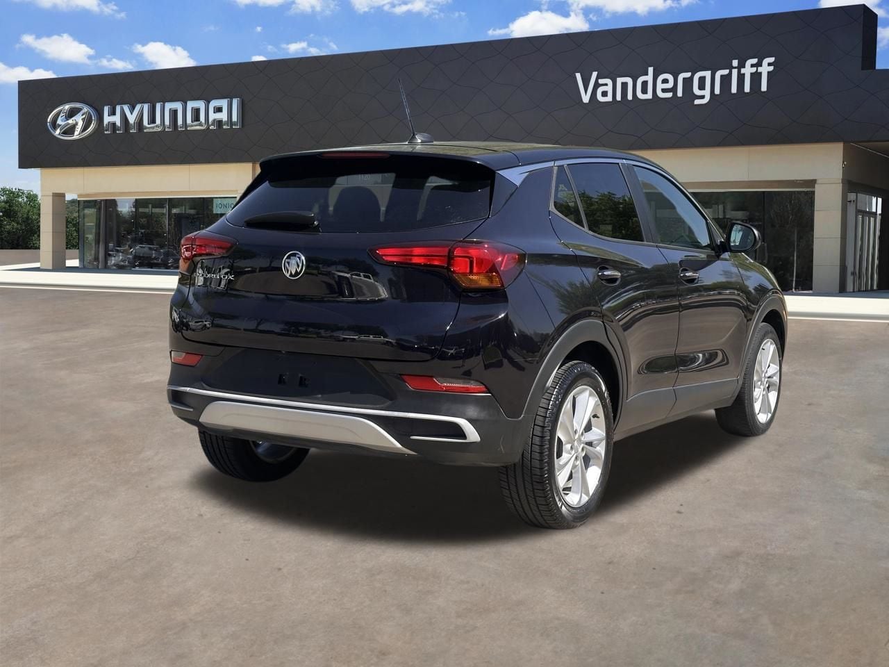 Used 2021 Dark Moon Blue Metallic Buick Preferred image 10