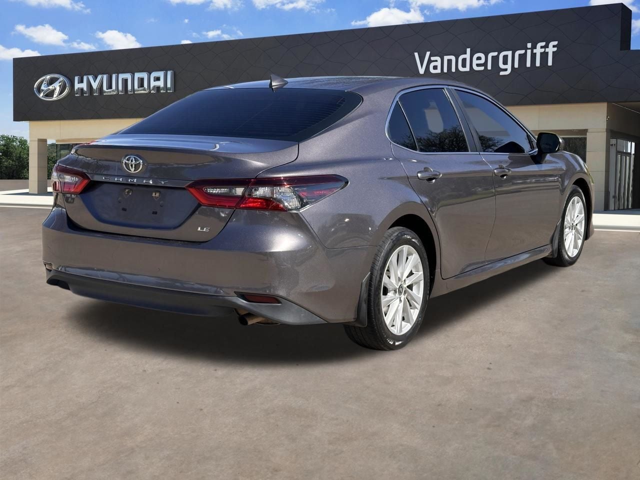 Used 2022 Predawn Gray Mica Toyota LE image 13