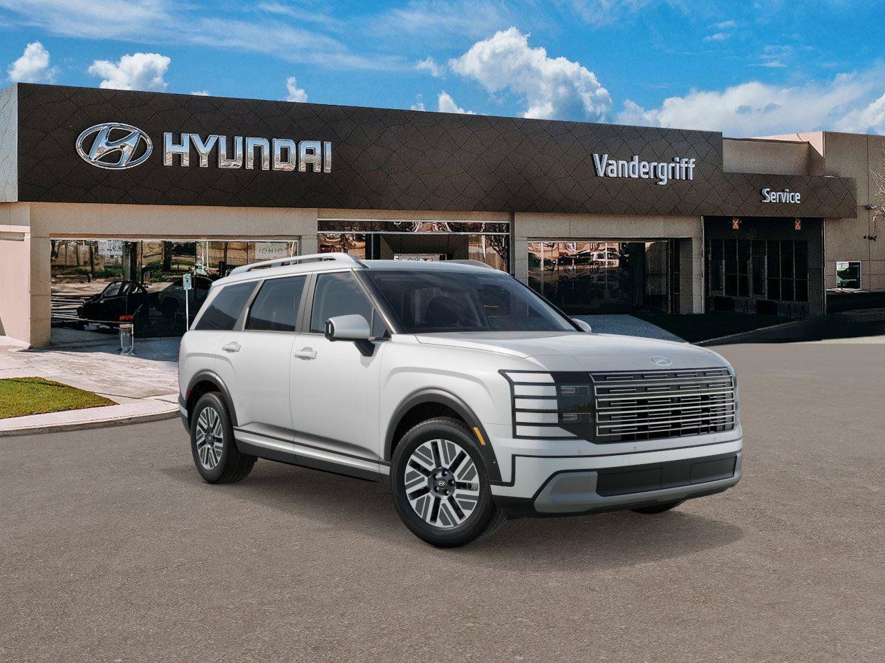 New 2027 Creamy White Pearl Hyundai Blue SEL Premium 7P image 2
