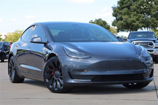 Used 2023 Tesla Model 3 Performance with VIN 5YJ3E1EC4PF488694 for sale in Arlington, TX