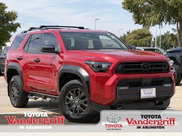 Supersonic Red 2025 Toyota 4Runner SUV / Crossover Four-Wheel Drive 8-Speed Automatic