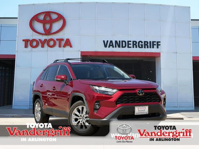 Red (Ruby Flare Pearl) 2025 Toyota RAV4 SUV / Crossover Front-Wheel Drive 8-Speed Automatic