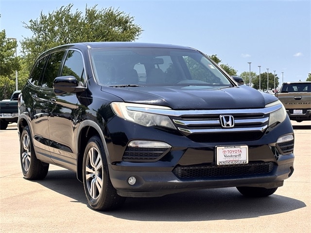Used 2017 Honda Pilot EX-L with VIN 5FNYF5H56HB032012 for sale in Arlington, TX
