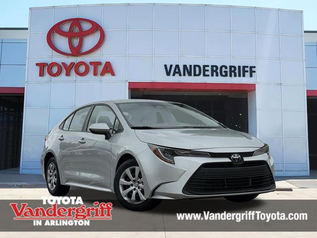Classic Silver 2024 Toyota Corolla Sedan Front-Wheel Drive Continuously Variable Transmission
