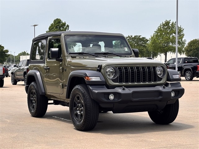 Used 2025 Jeep Wrangler 2-Door Sport with VIN 1C4PJXAG1SW508753 for sale in Arlington, TX