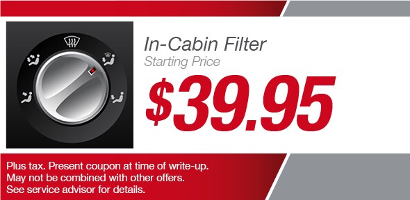 Cabin Air Filter Coupon, Arlington, TX Automotive Service Special