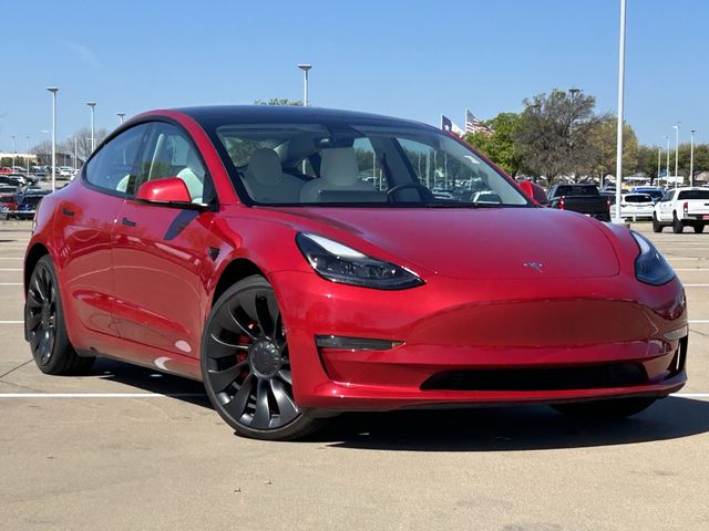 Used 2023 Tesla Model 3 Performance with VIN 5YJ3E1EC3PF410522 for sale in Arlington, TX