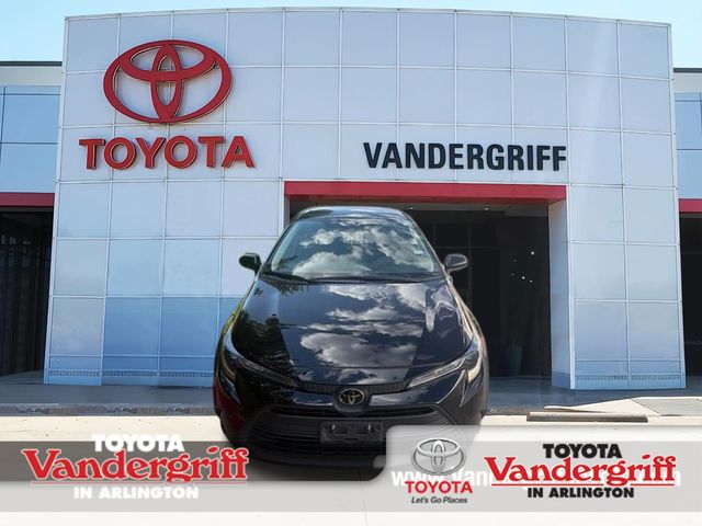 Midnight Black 2024 Toyota Corolla Sedan Front-Wheel Drive Continuously Variable Transmission