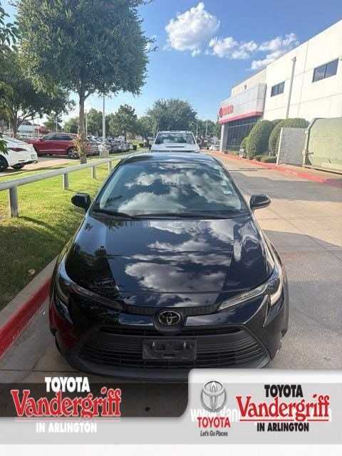 Midnight Black 2024 Toyota Corolla Sedan Front-Wheel Drive Continuously Variable Transmission