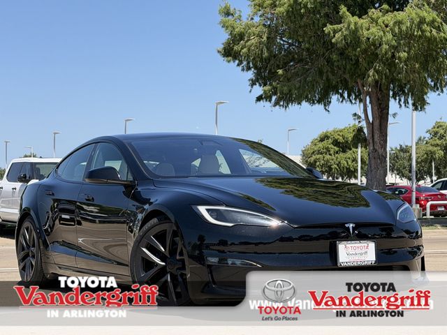 Solid Black 2022 Tesla Model S Sedan All-Wheel Drive 1-Speed Automatic
