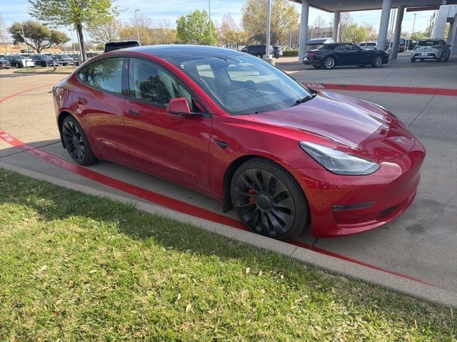 Used 2023 Tesla Model 3 Performance with VIN 5YJ3E1EC3PF410522 for sale in Arlington, TX
