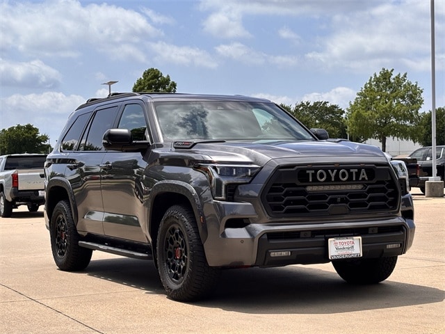 Certified 2024 Toyota Sequoia TRD Pro with VIN 7SVAAABA3RX043416 for sale in Arlington, TX