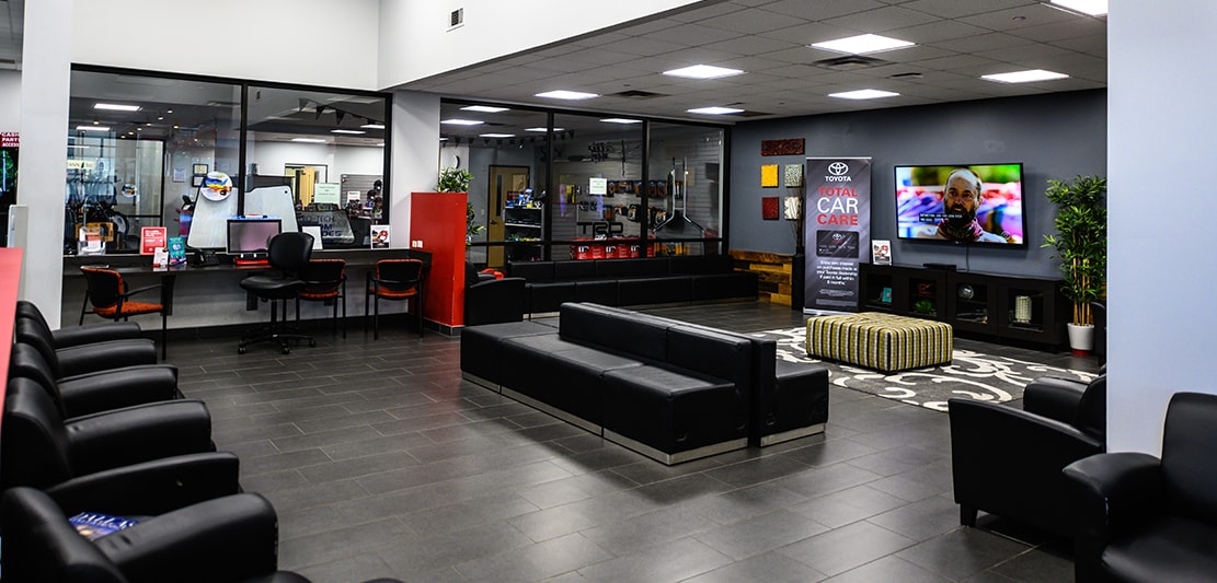 Vandergriff Toyota Dealership Waiting Room