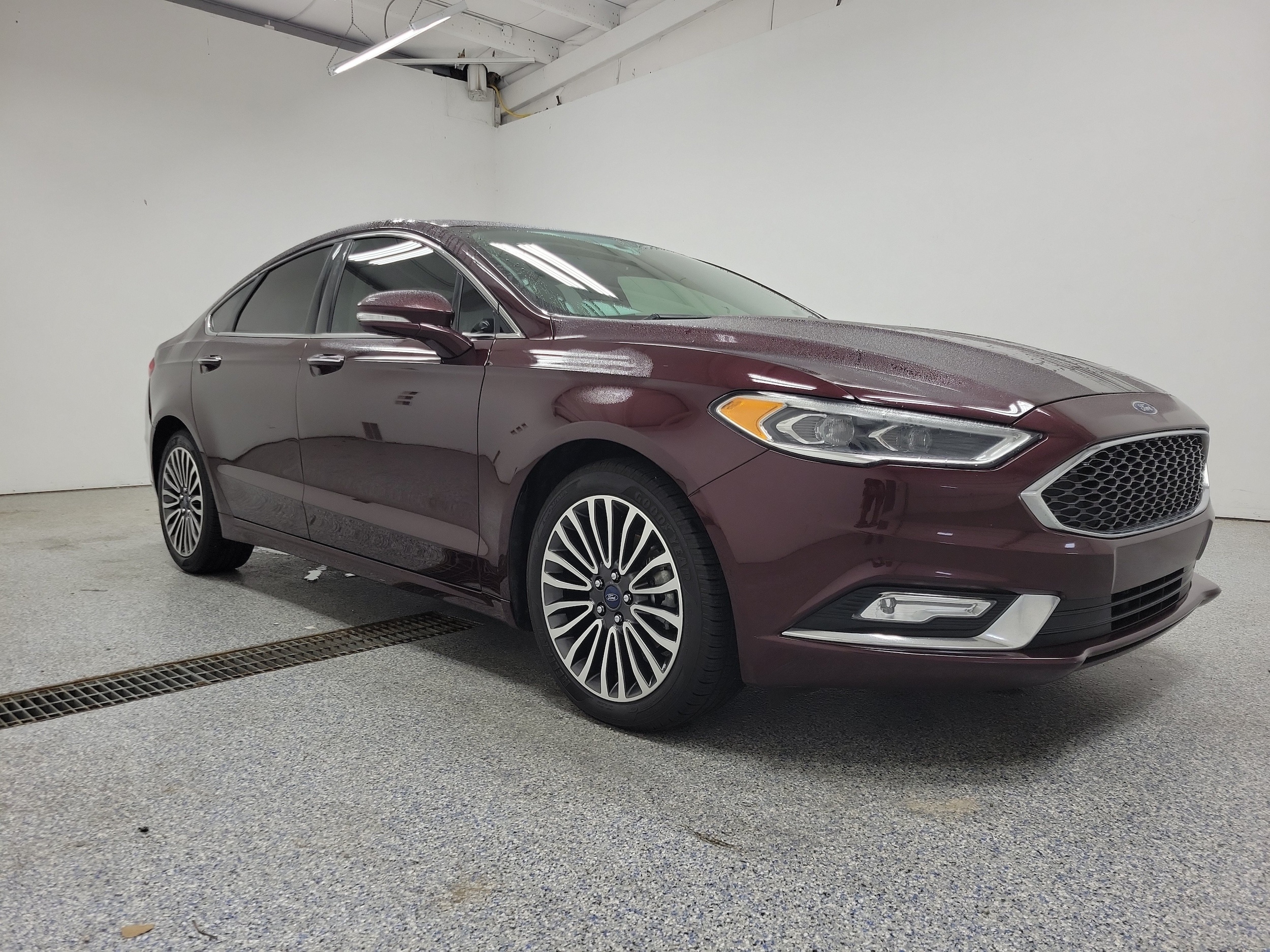 Used 2018 Ford Fusion Titanium with VIN 3FA6P0K93JR166344 for sale in Cedar Springs, MI