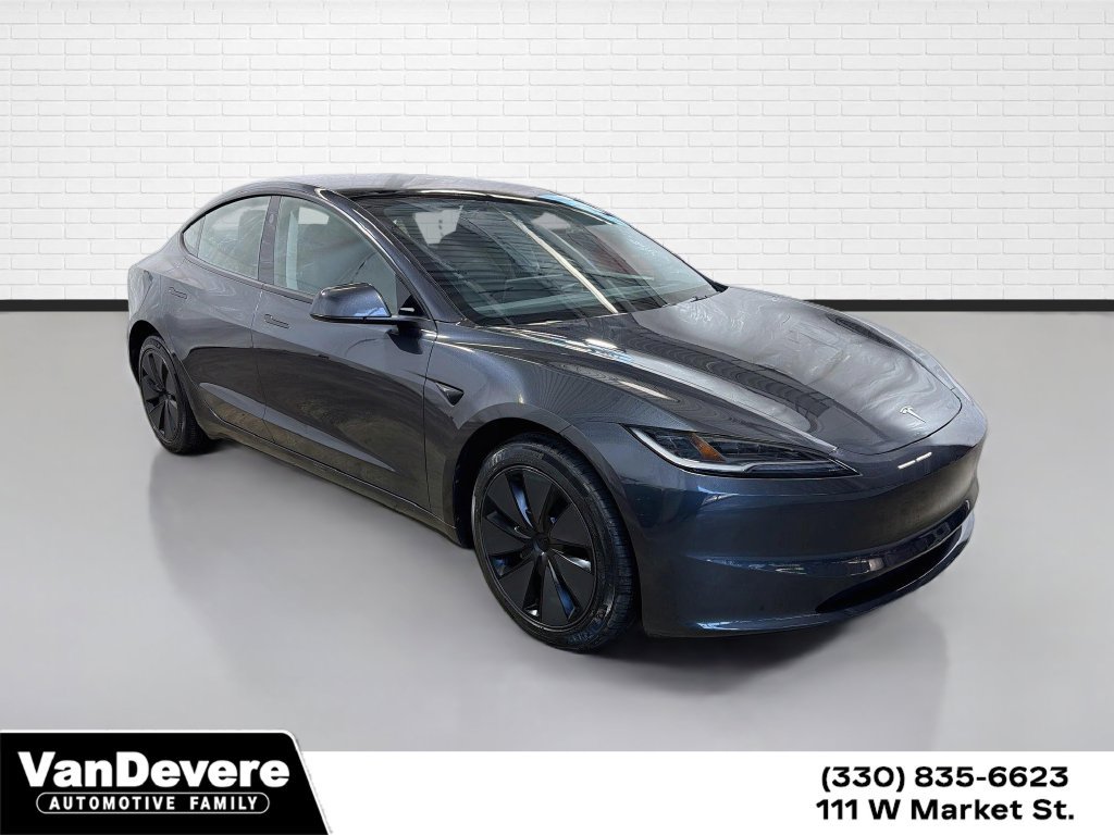 Used 2025 Tesla Model 3 Long Range with VIN 5YJ3E1EA4SF977927 for sale in Akron, OH
