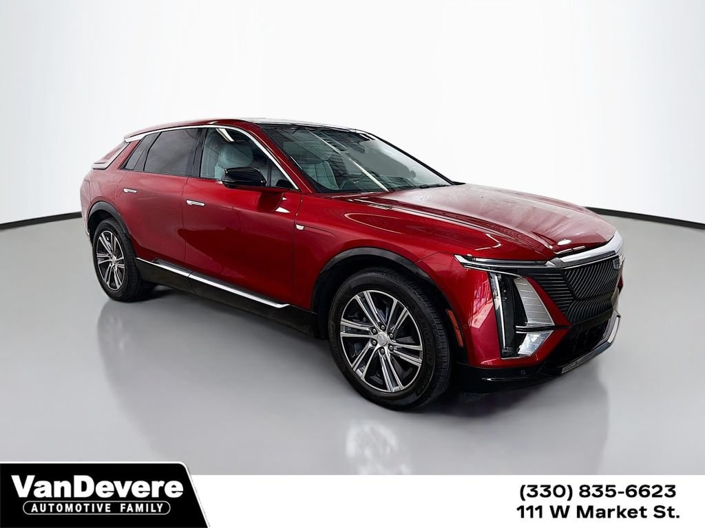 Certified 2024 Cadillac LYRIQ Luxury 1 with VIN 1GYKPPRLXRZ111054 for sale in Akron, OH