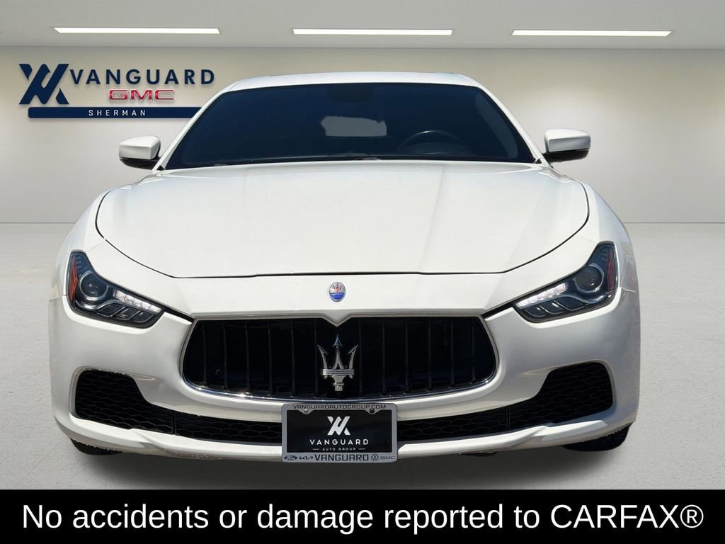 Used 2017 Maserati Ghibli Base with VIN ZAM57XSA9H1235787 for sale in Sherman, TX