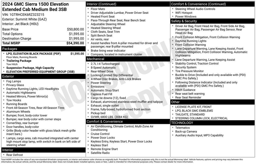 Used 2024 GMC Sierra 1500 Elevation Truck