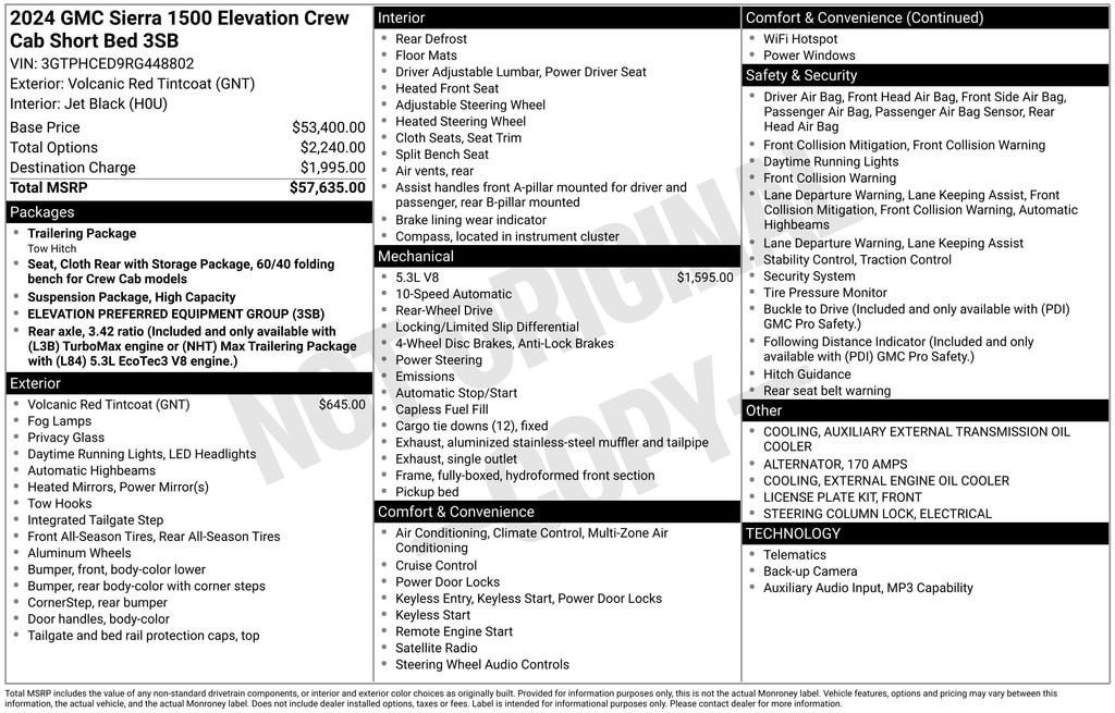 2024 GMC Sierra 2WD Crew Cab Short Box Elevation's photo