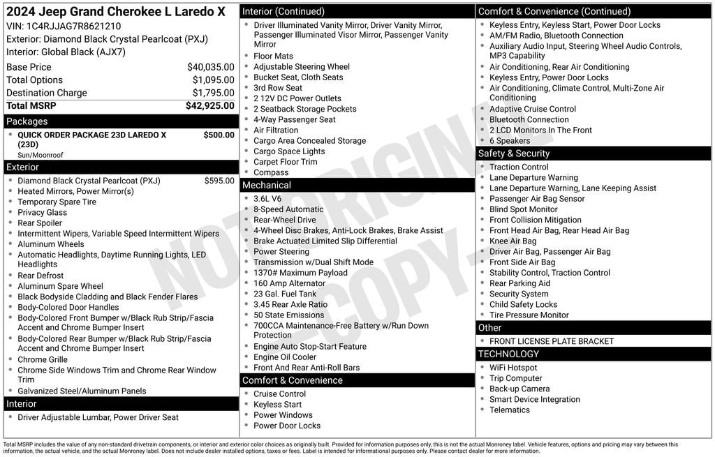 2024 Jeep Grand Cherokee L Laredo X's photo
