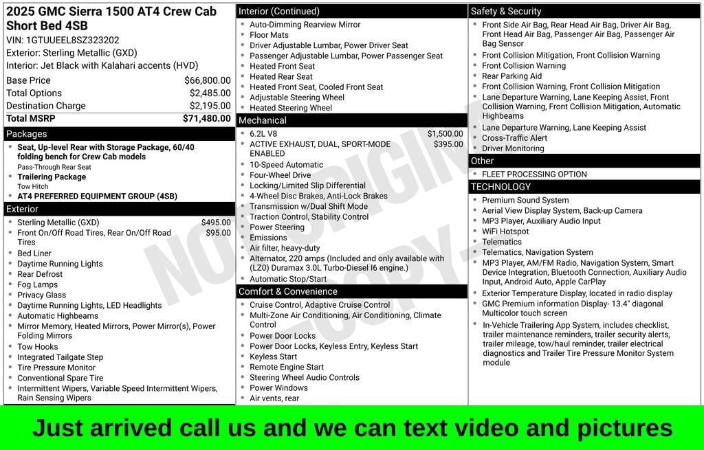 Used 2025 GMC Sierra 1500 AT4